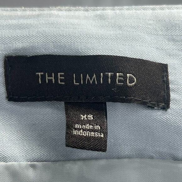 The Limited Pleated Metallic Gold Gray Skirt Zipper A Line XS Camo Print Party - Picture 12 of 12